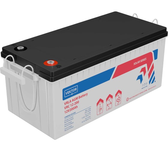 Изображение товара Батарея аккумуляторная VRC 12-200 Vektor Energy 28442