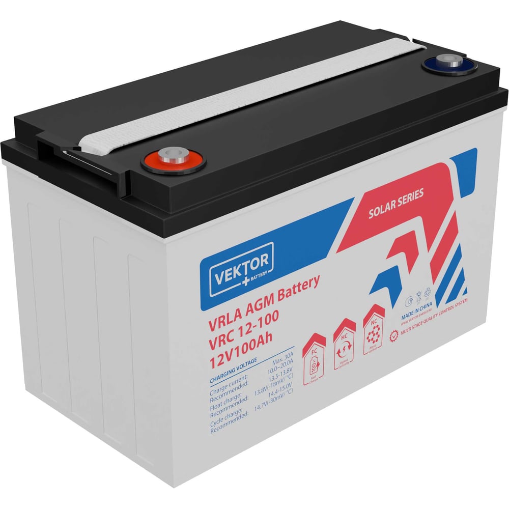 Изображение товара Батарея аккумуляторная VRC 12-100 от Vektor Energy