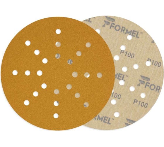 Изображение товара Диск DIAMOND 225 мм, 24 отверстия, P100, 50 шт Formel 81953230100