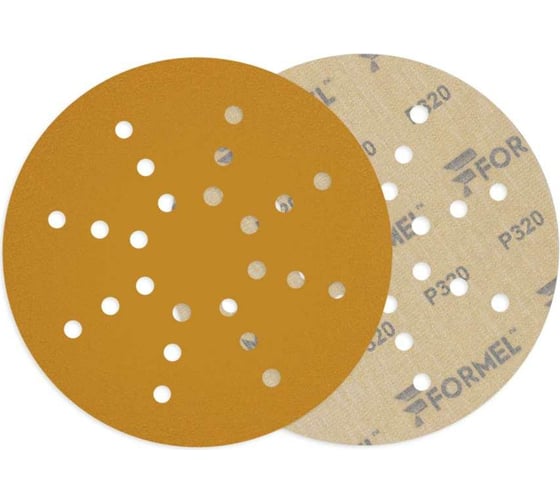 Изображение товара Диск DIAMOND 225 мм, 24 отверстия, P320, 50 шт Formel 81953230320