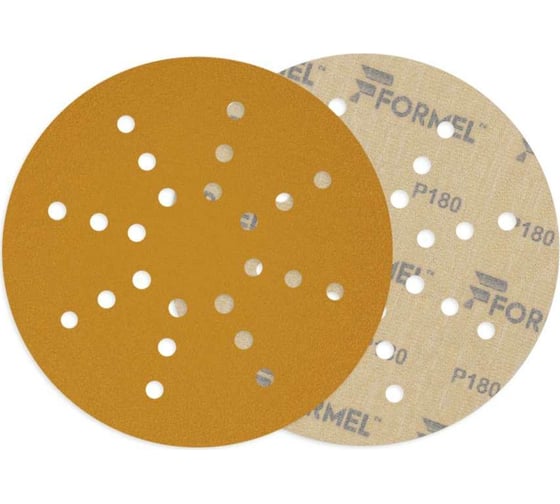 Изображение товара Диск DIAMOND 225 мм, 24 отверстия, P180, 50 шт Formel 81953230180