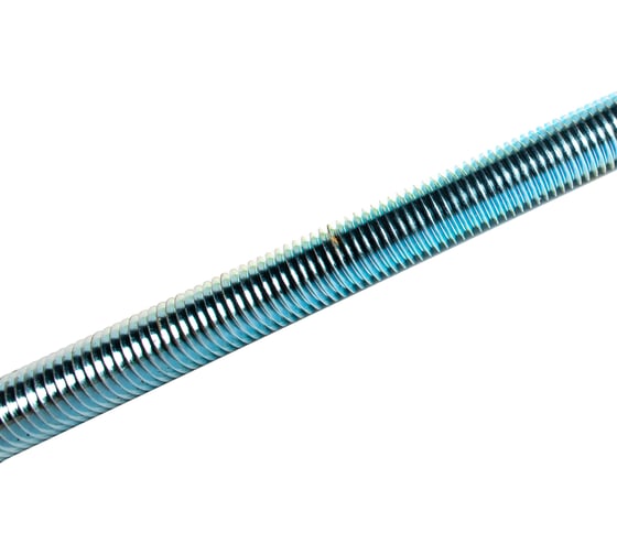 Изображение товара Шпилька резьбовая DIN 975 оцинкованная (М16х2000 мм; ТФ0) Зубр 4-303350-16-2000