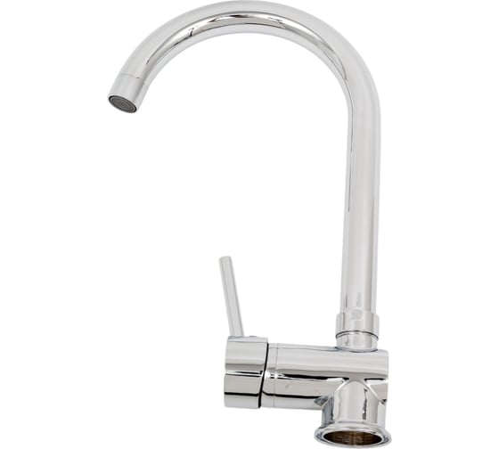 Изображение товара Смеситель кухонный однорычажный Guven с поворотным изливом 9103