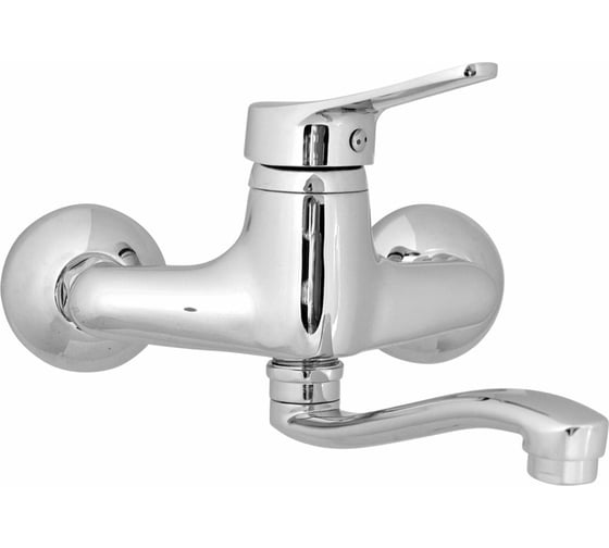 Изображение товара Смеситель кухонный однорычажный Guven с поворотным изливом O40 9405