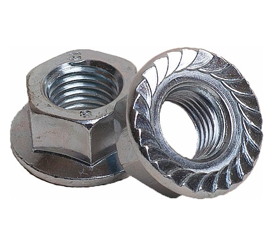 Изображение товара Гайка с фланцем КРЕП-КОМП DIN 6923, нержавейка А2, М6 100 шт. гфн6мф