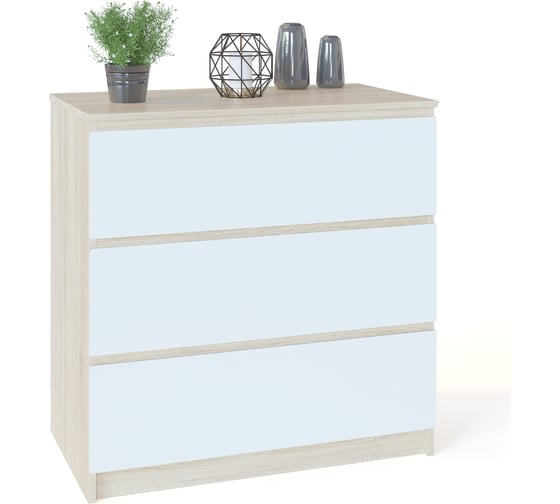 Изображение товара Тумба СОКОЛ Т-2р дуб сонома/белый Т2рСб