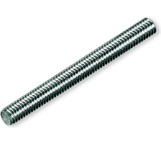Изображение товара Резьбовая шпилька КРЕП-КОМП цинк, DIN 975, м12х2000, пр. 4,8 шр122мф