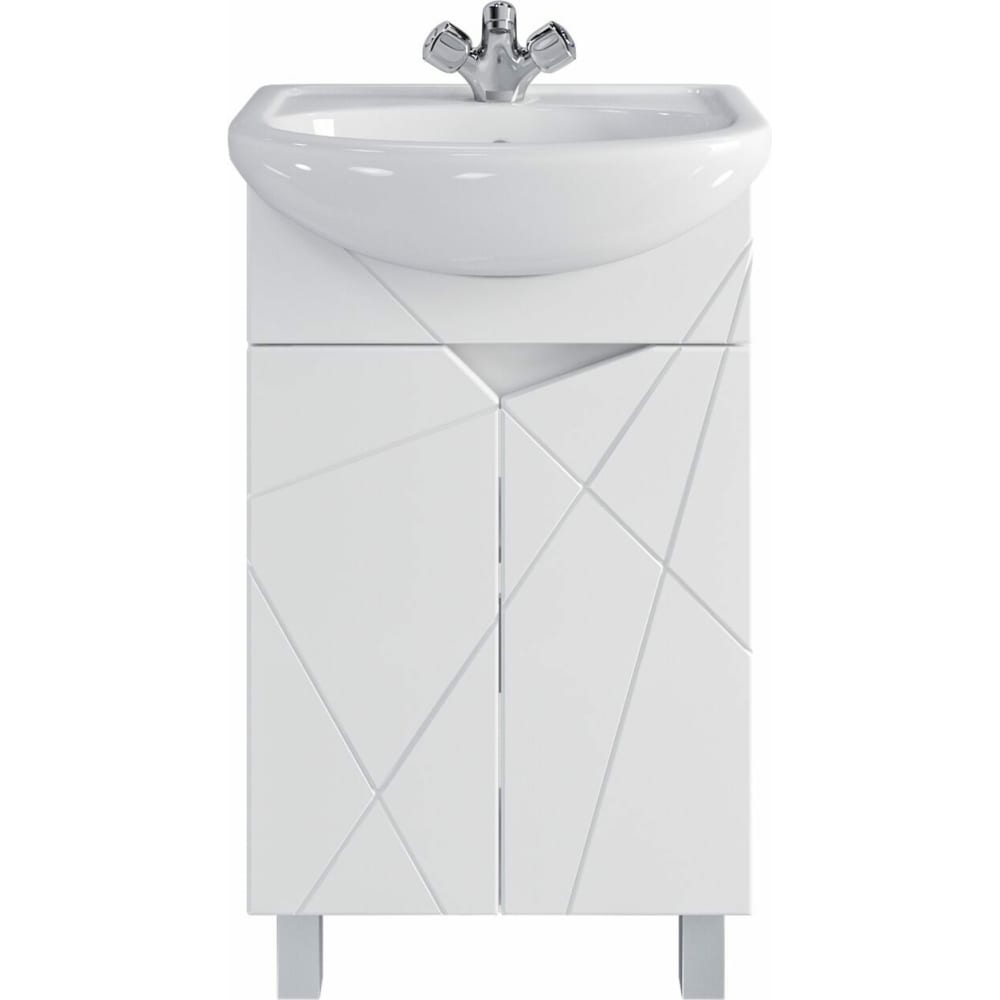 Напольная тумба для ванной комнаты Sanstar мебель для ванной orange optima 50 110l напольная под стиральную машину белый глянец