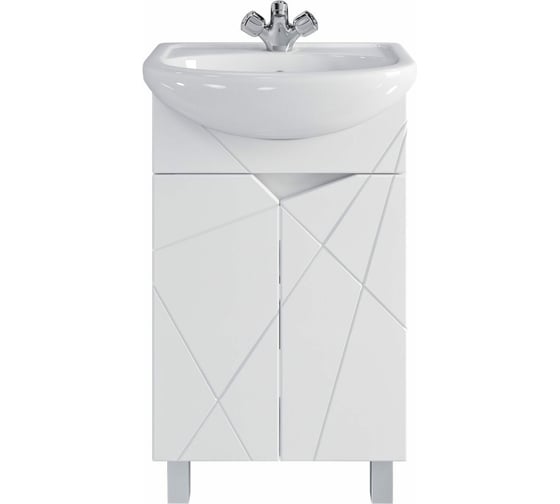 Изображение товара Тумба напольная Sanstar Каскад 50 Без раковины для ванной комнаты 355.1-1.4.1