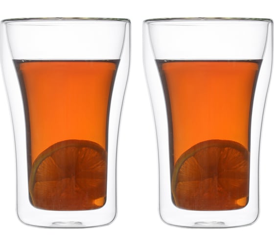 Изображение товара Набор Smart Solutions из двух стеклянных стаканов, 350 мл KW-SS-CPST-GLS-350