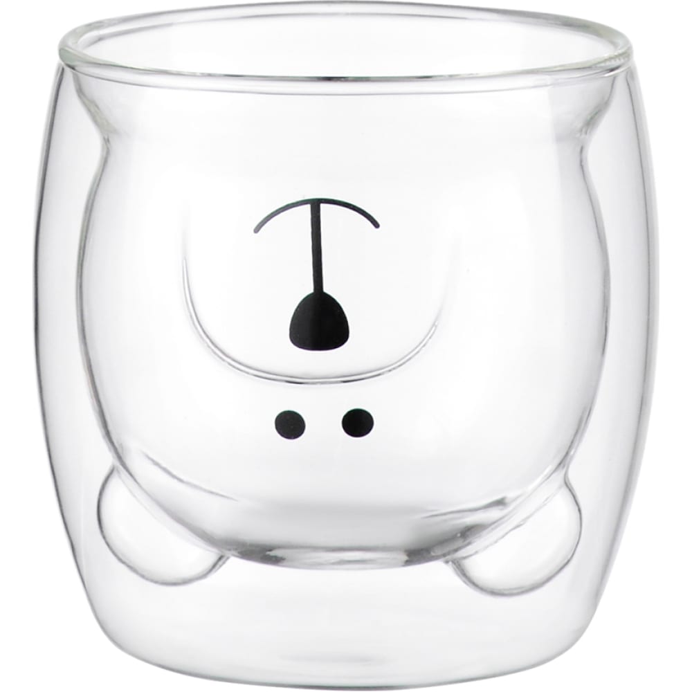 Стеклянная чашка Smart Solutions, цвет прозрачный