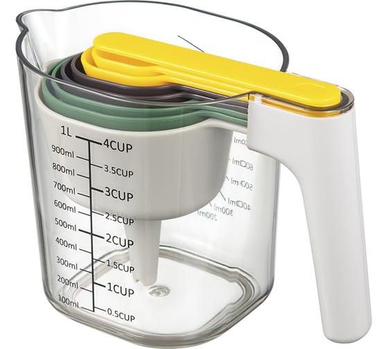 Изображение товара Набор мерных емкостей Smart Solutions Gro 9 шт SS-MC-ABSTPR-set9