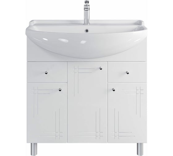 Изображение товара Тумба напольная Sanstar Июнь 80 Без раковины для ванной комнаты 343.1-1.4.1