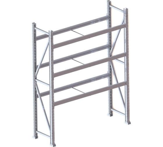 Изображение товара Каркас стеллажа Ирбис Л50 2000x500x1500 мм, 3 яруса (без полок) X2105858