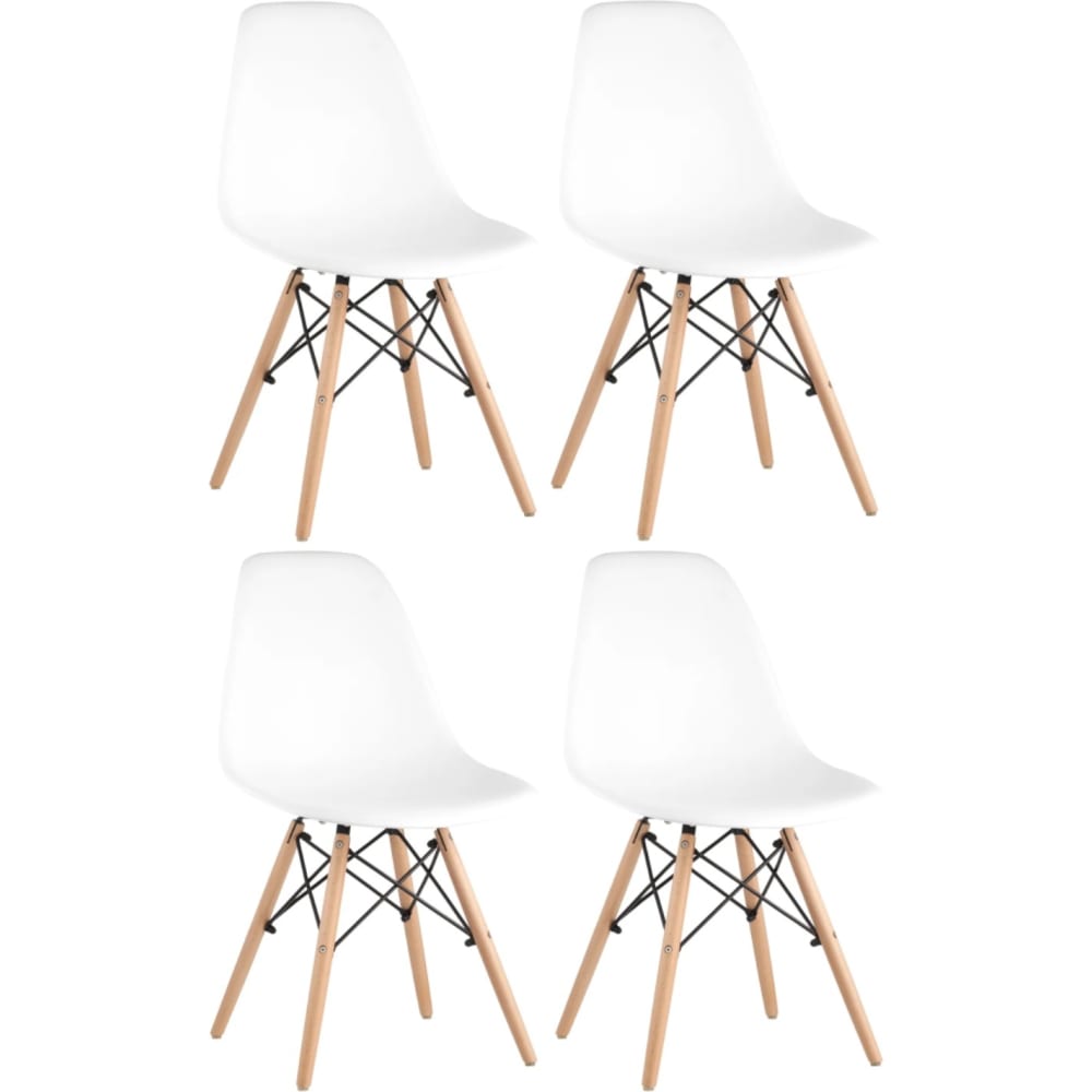 Комплект стульев Ridberg marcel walnut fabric комплект из 4 стульев