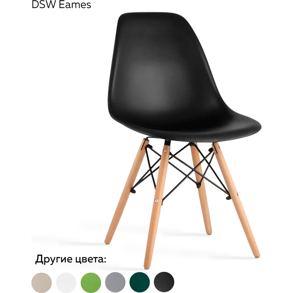 Изображение товара Стул Ridberg DSW EAMES Черный — удобство и стиль