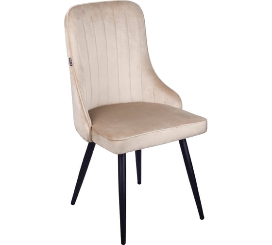 Изображение товара Стул Ridberg ЛОНДОН велюр, бежевый, 2 шт. 1209105
