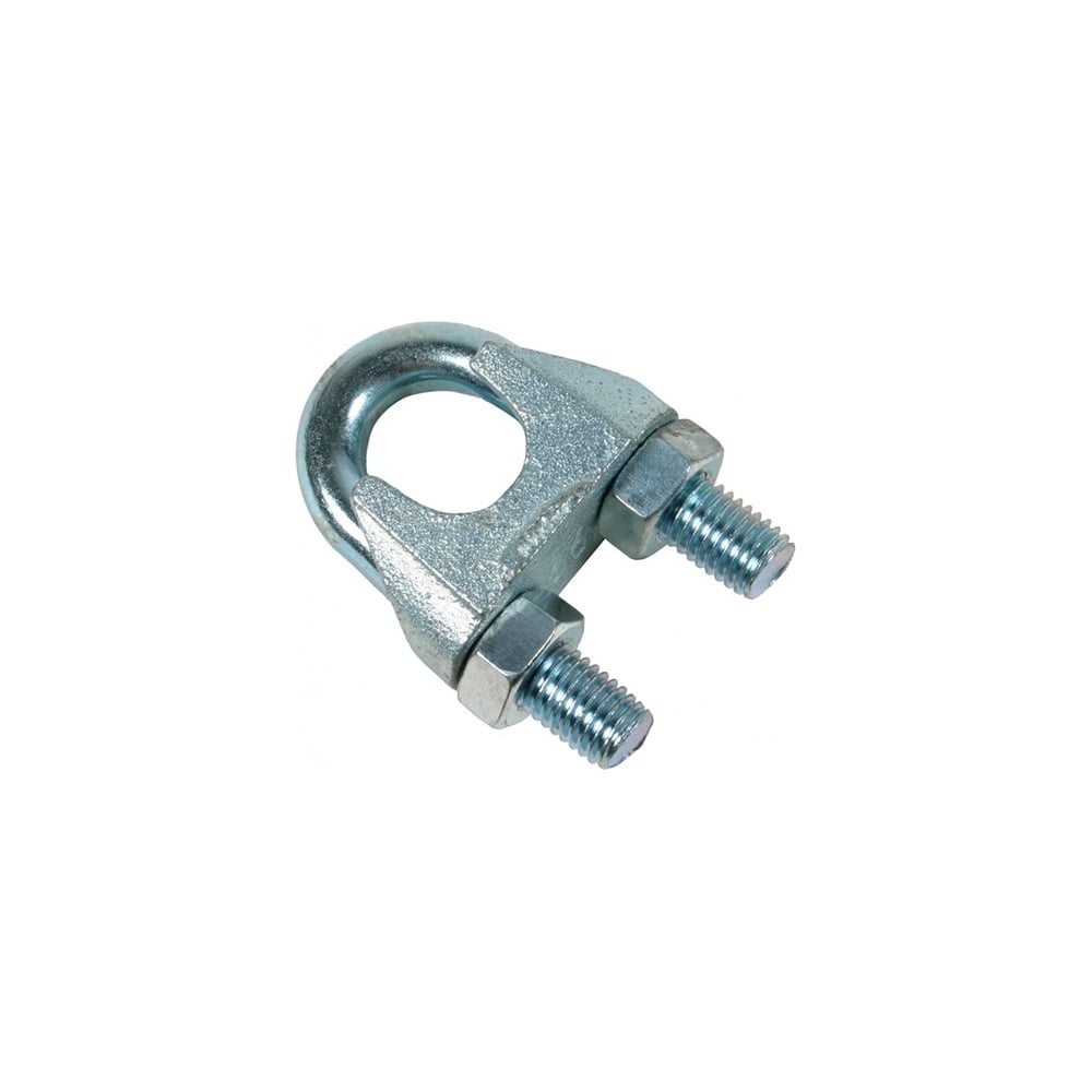 Изображение товара Канатный зажим КРЕП-КОМП DIN 741 м25 50 шт надежное крепление тросов