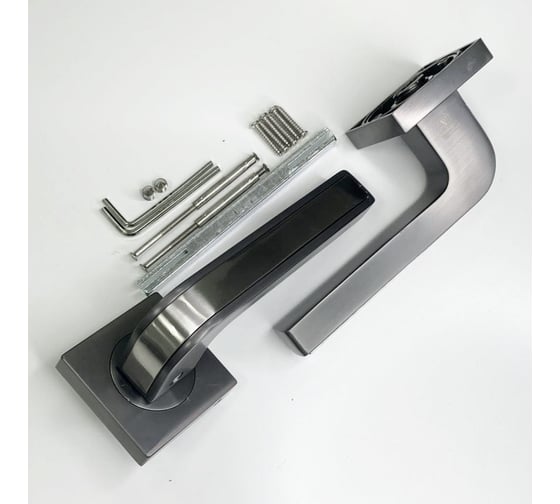 Изображение товара Ручка на раздельном основании VЕTTORE R06.115 GR/SN графит/сатин 20524