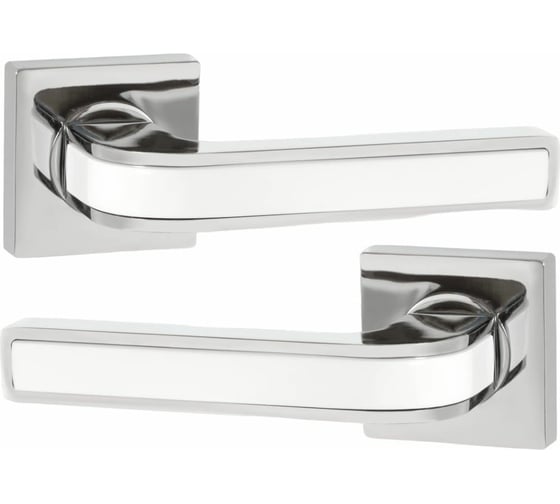 Изображение товара Ручка на раздельном основании VЕTTORE R06.115 CP/CP/WH хром/хром/белый 20240