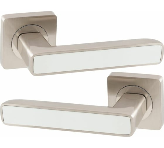 Изображение товара Ручка на раздельном основании VЕTTORE R06.111 SN/CP/WH сатин/хром/белый 20261