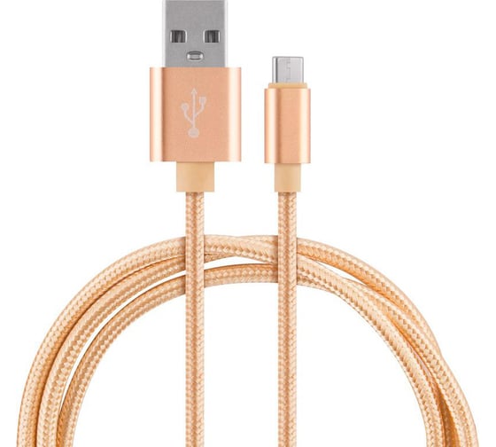 Изображение товара Кабель ENERGY ET-28 USB/Type-C, золотой (12339) 104100