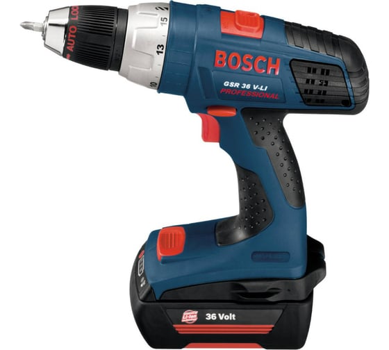 Изображение товара Аккумуляторная ударная дрель-шуруповерт Bosch GSB 36 V-LI 0.601.9C1.100