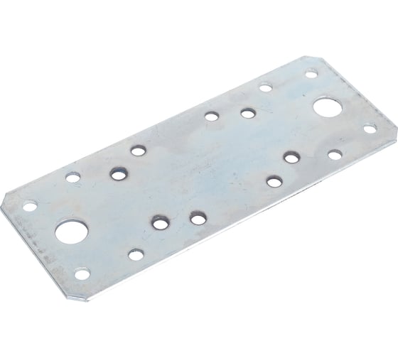 Изображение товара Крепёжная пластина Дверной Страж 140x55, цинк ДС42189
