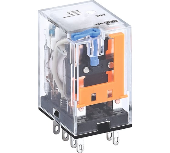 Изображение товара Промежуточное реле DEKraft 4 контакта, с led индикацией, 5а, 36в dc, пр-102 23888DEK