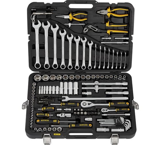 Изображение товара Набор инструментов 151 предмет Berger BG BG151-1214