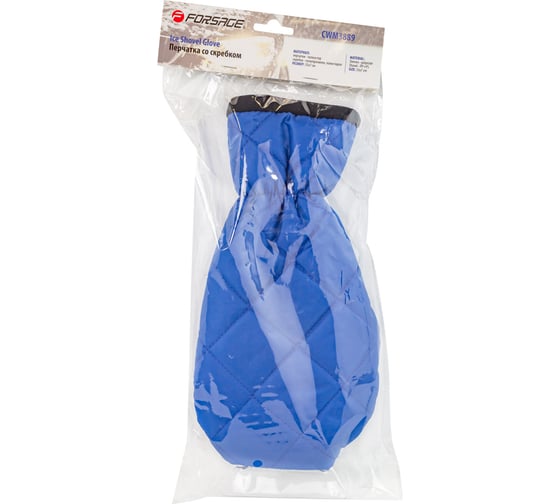 Изображение товара Скребок Forsage пластмассовый, с варежкой, ширина 110мм F-CWM3889 52883