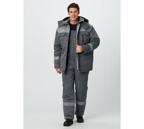 Изображение товара Зимний костюм ФАКЕЛ Титан серый/светло-серый, р. 60-62; 170-176 87486754.011