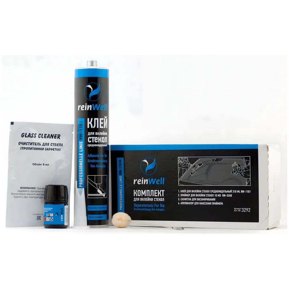 Изображение товара Набор для вклейки стекол Reinwell 0,31 л, комплект для ремонта гаджетов