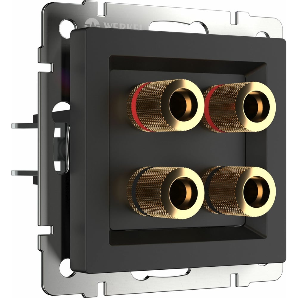 Изображение товара Акустическая розетка WERKEL W1185008 черный матовый