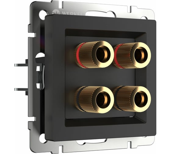 Изображение товара Акустическая розетка WERKEL W1185008/ черный матовый a051253