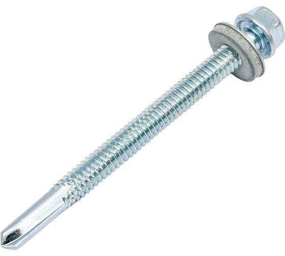 Изображение товара Кровельный саморез с увеличенным сверлом КРЕП-КОМП 6,3х76, Kn, 80 шт. скд6376ф