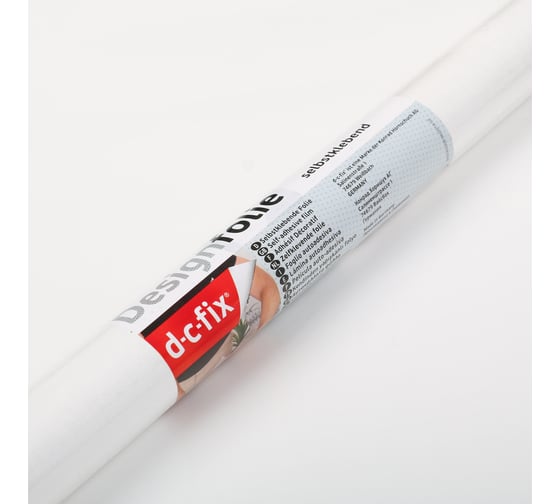 Изображение товара Пленка D-C-fix 0.675x15 м, глянцевая, белая 2008041