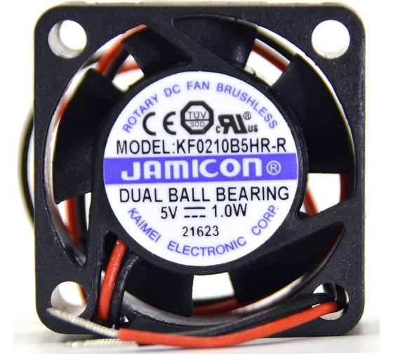 Изображение товара Вентилятор JAMICON KF0210B5HR 25х25х10 5В провод С00040063