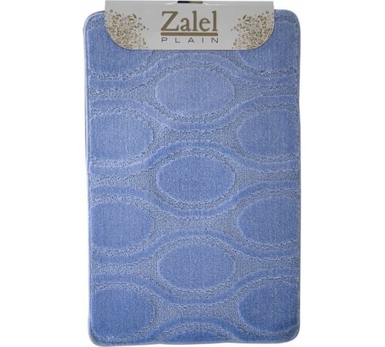 Изображение товара Набор ковриков для ванной Zalel 2 шт,. 55x85 голубой 00001399
