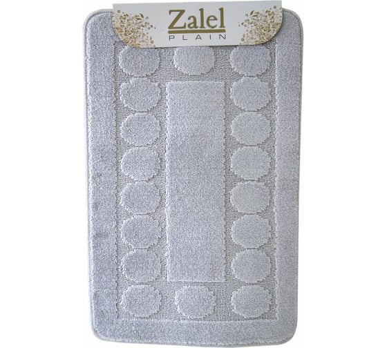 Изображение товара Набор ковриков для ванной Zalel 2 шт,. 55x85 серый 546215