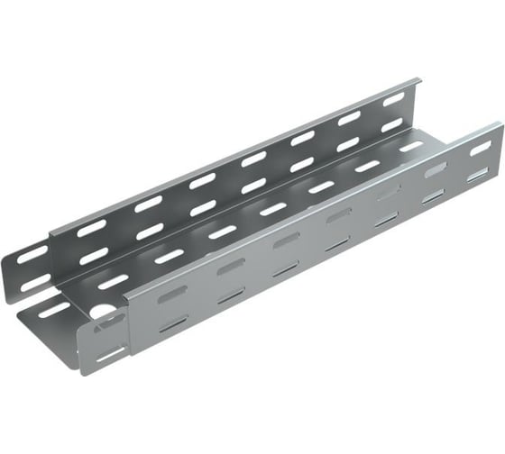 Изображение товара Перфорированный лоток Система КМ 50x100x0,55 L3000 мм Быстрый монтаж LO0603 LP50-100-0.55-3000