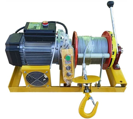 Изображение товара Лебедка OCALIFT TSA-CL 300 кг 60 м 2,3кВт 220в свободный скоростной спуск tsacl30060m220