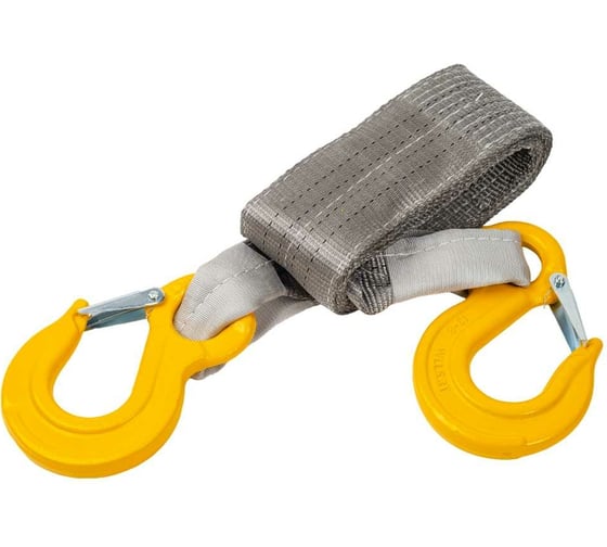 Изображение товара Буксировочный ленточный трос СК БТл-25,2/4,0 крюк-крюк CK0BTL.25200.041615