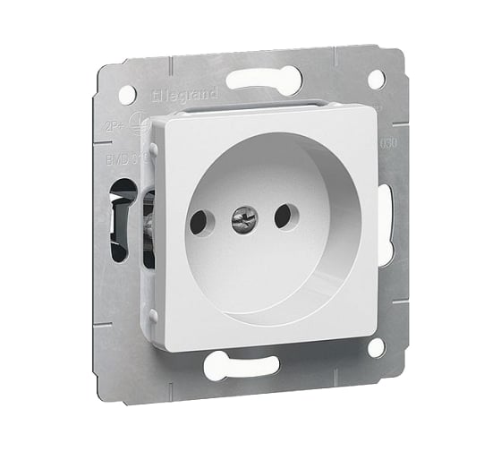 Изображение товара Розетка Legrand Cariva 2К 16 А 250 В~ белый 773616