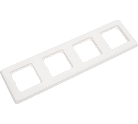 Изображение товара Рамка Legrand Cariva 4 поста горизонтальный/вертикальный монтаж белый 773654