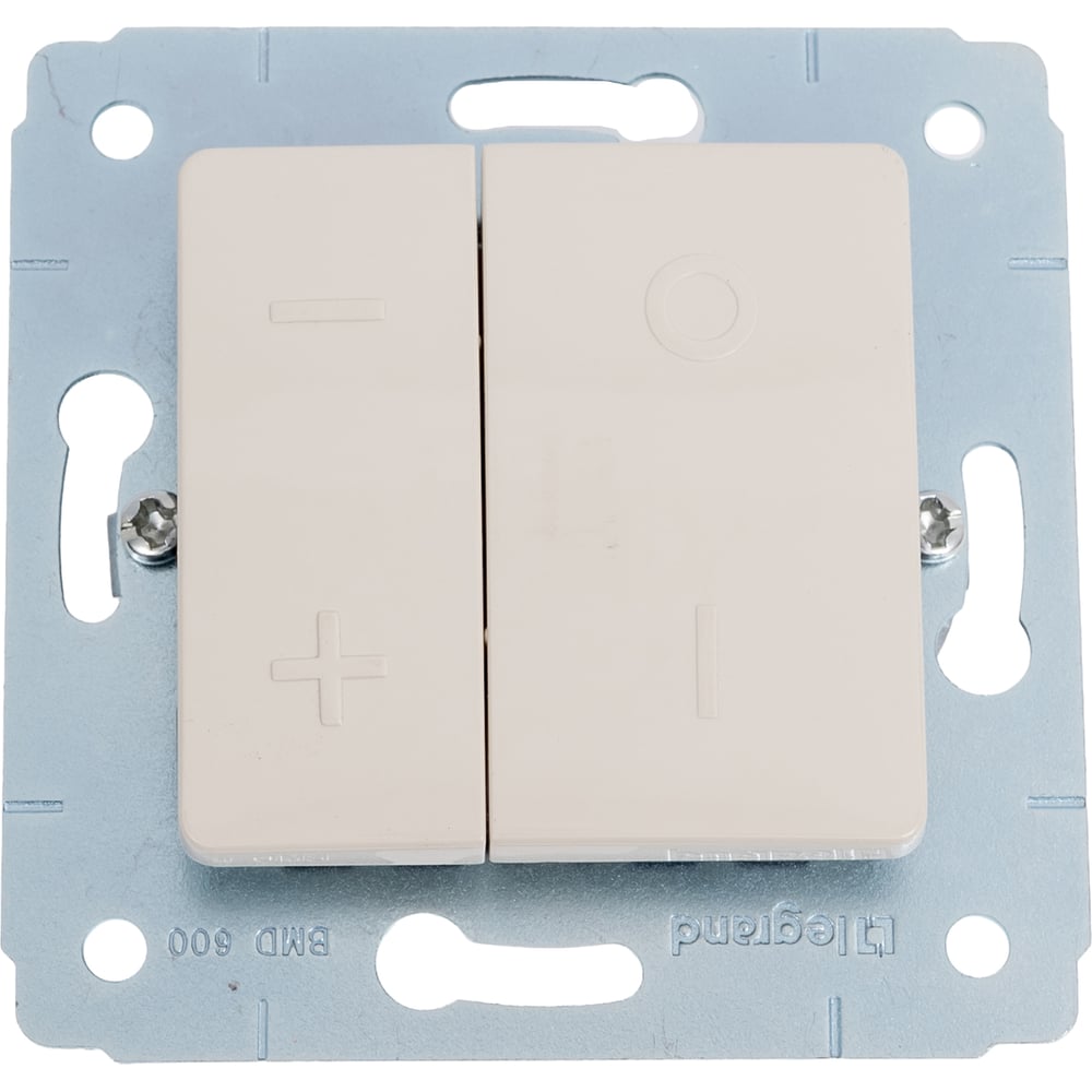 Изображение товара Кнопочный светорегулятор Legrand Cariva 40-600 В/ВА 50 Гц слоновая кость