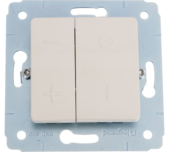 Изображение товара Кнопочный светорегулятор Legrand Cariva 40-600 В/ВА 50 Гц слоновая кость 773715