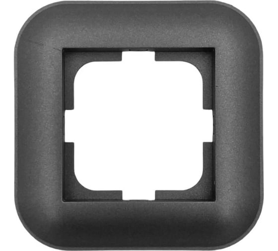 Изображение товара 1-постовая рамка OVIVO Loft дымчатый-черный 404-110008-096