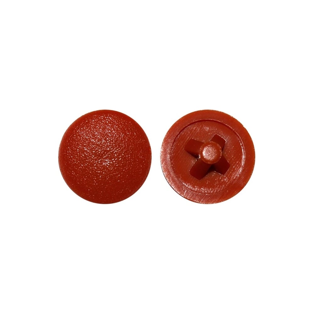 Изображение товара Заглушка КРЕП-КОМП №3 красный кирпич 1000 шт пластиковая для мебели