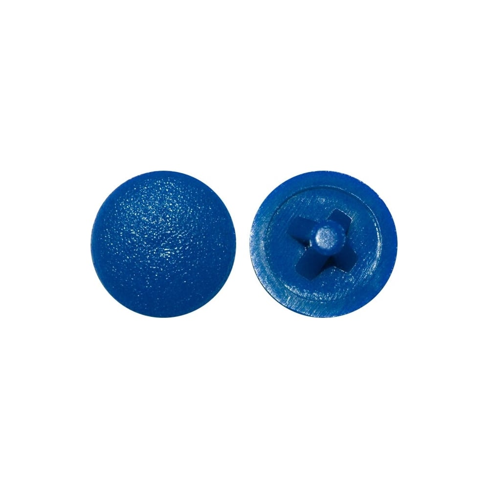 Изображение товара Заглушка КРЕП-КОМП №3 синяя 1000 шт для конфирмата и шурупов